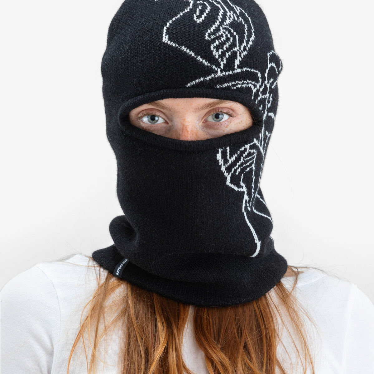 Beyond Medals Jacquard Knit Balaclava Angel 2027