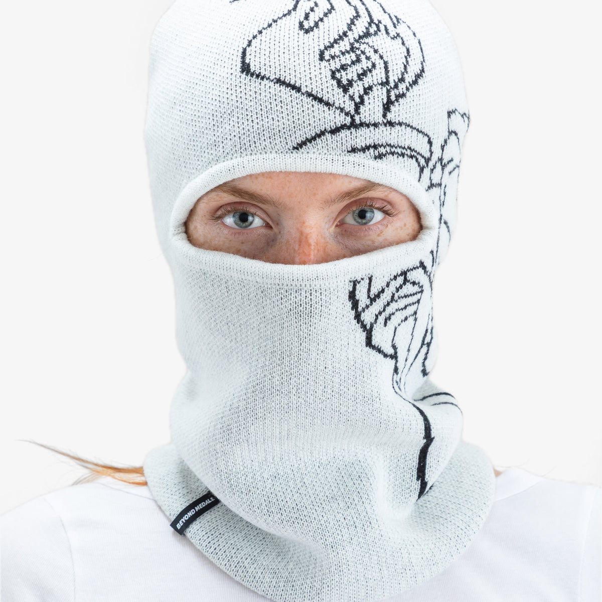 Beyond Medals Jacquard Knit Balaclava Angel 2027