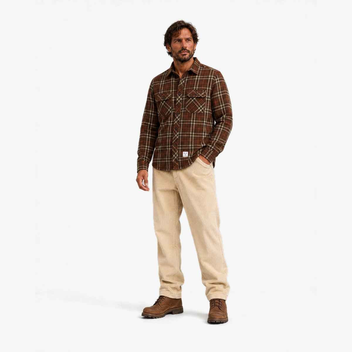 Fat Moose New Adrian Cotton Check Shirt 2027
