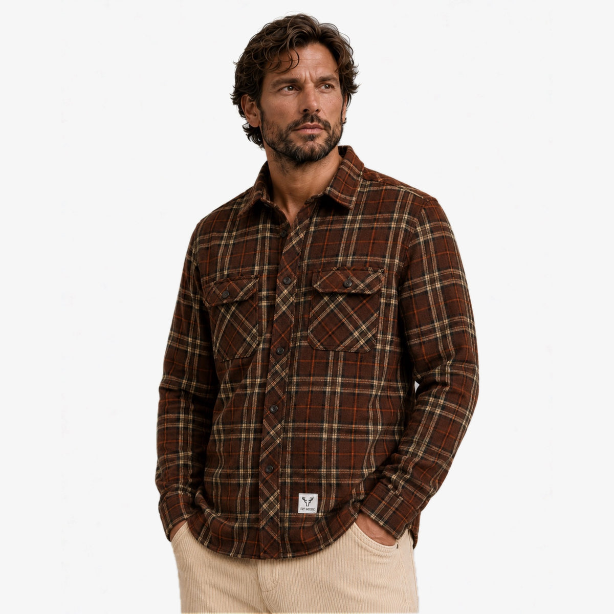 Fat Moose New Adrian Cotton Check Shirt 2027