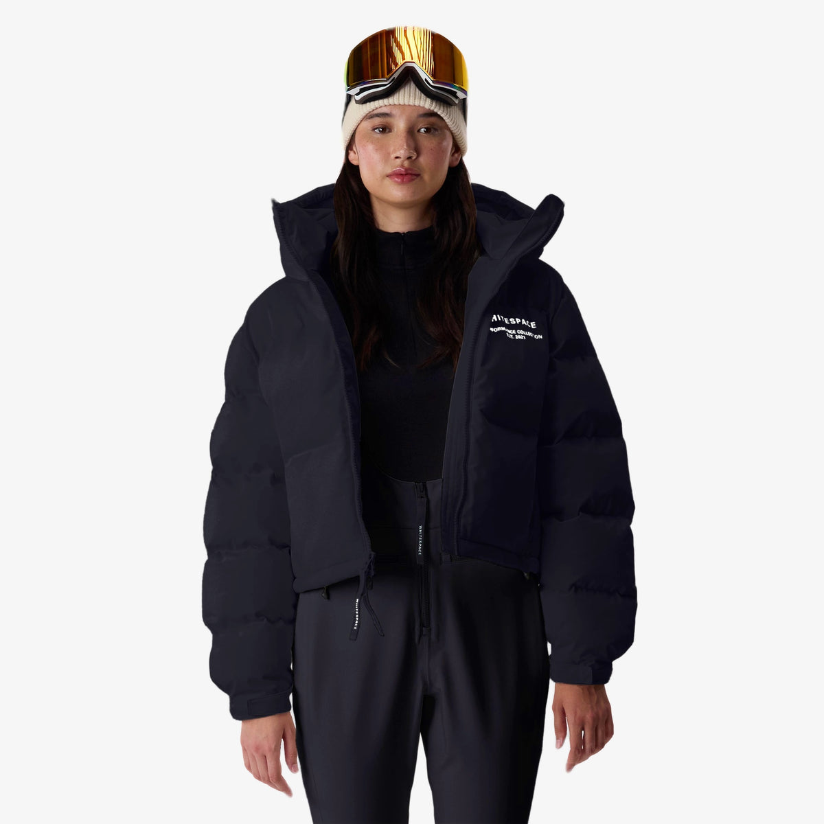 Whitespace Cropped Puffer Jacket 2027 für Damen