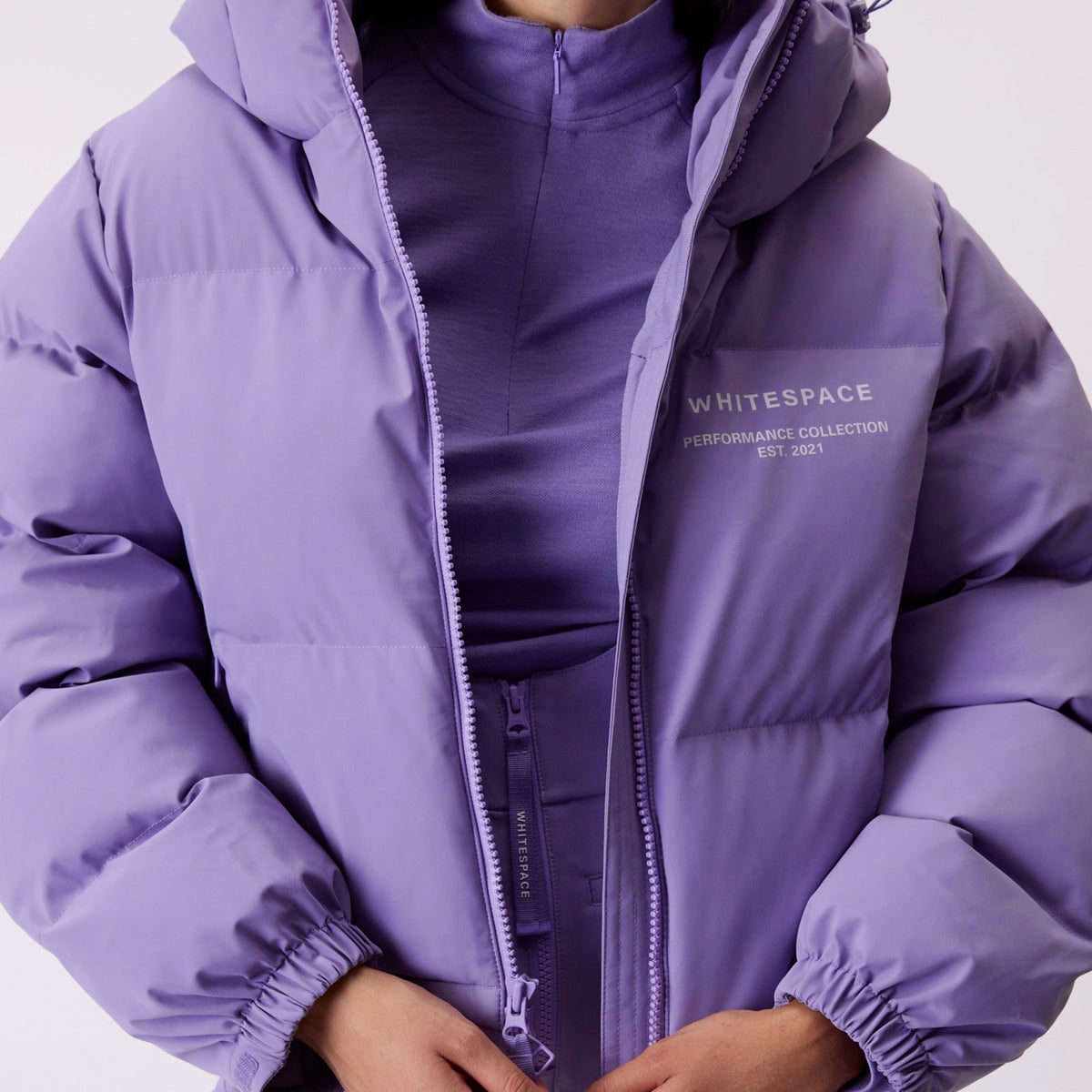 Whitespace Cropped Puffer Jacket 2027 für Damen