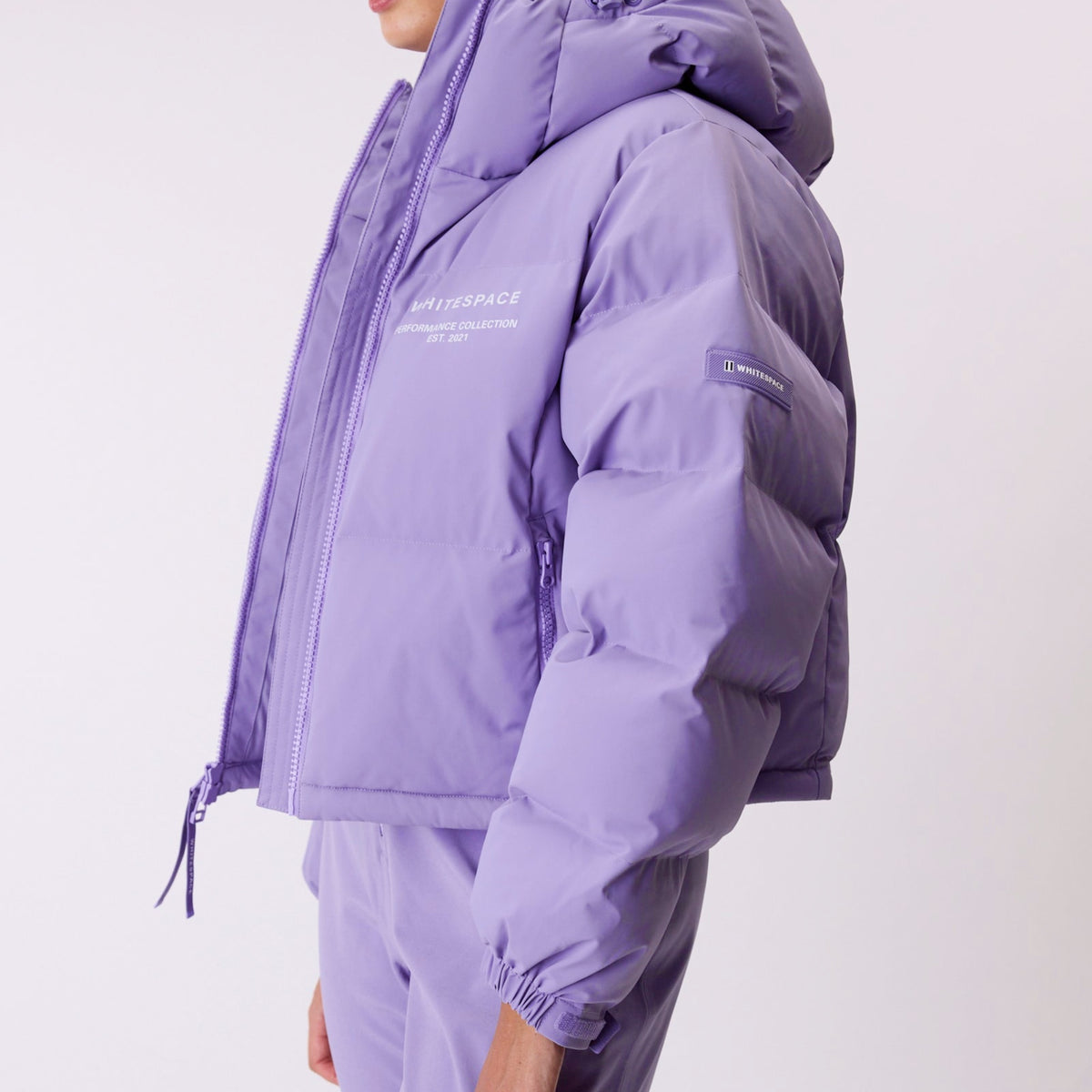 Whitespace Cropped Puffer Jacket 2027 für Damen