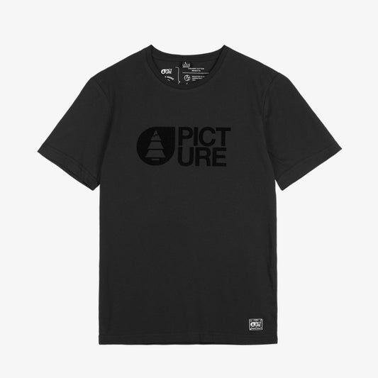 Picture Flock Tee Black