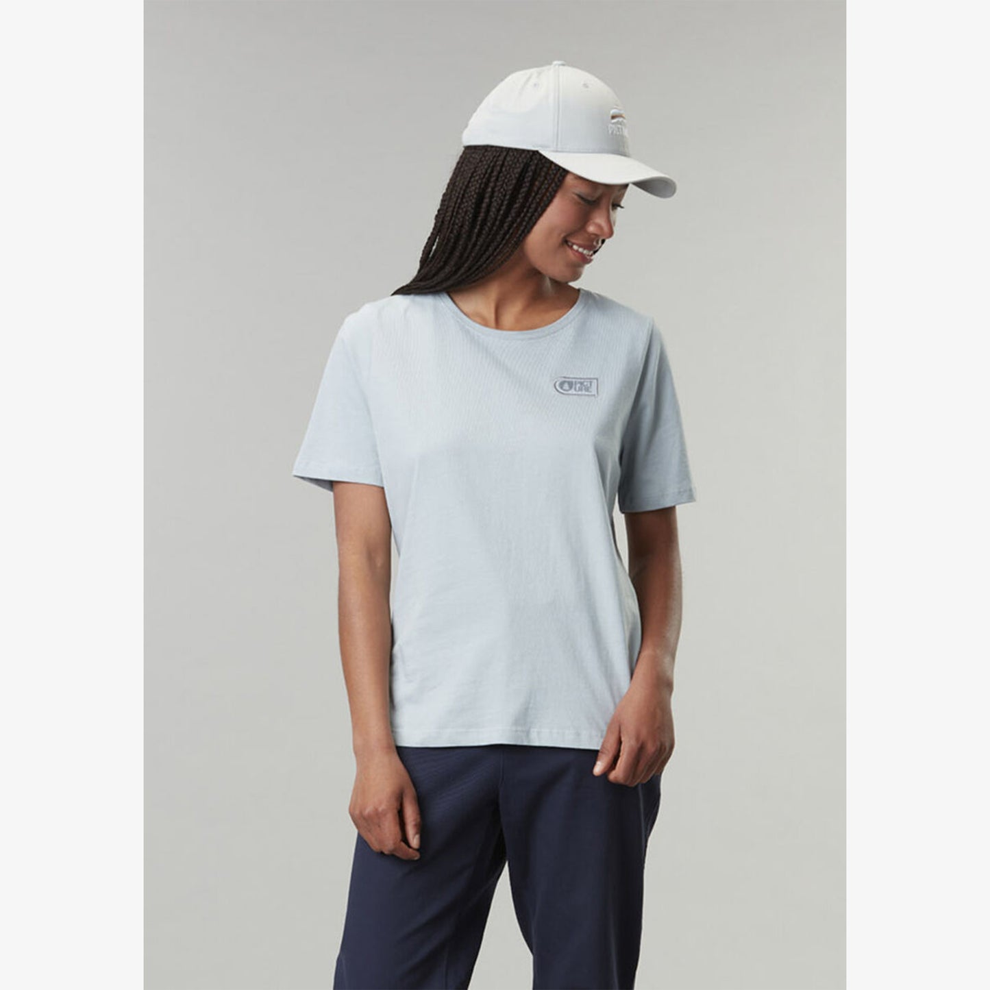 Picture Key Tee Quarry Blue