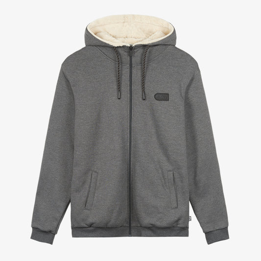 Picture Yinni Plush Zip Hoodie Dark Grey Melange